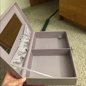 Gray Makeup Organizer